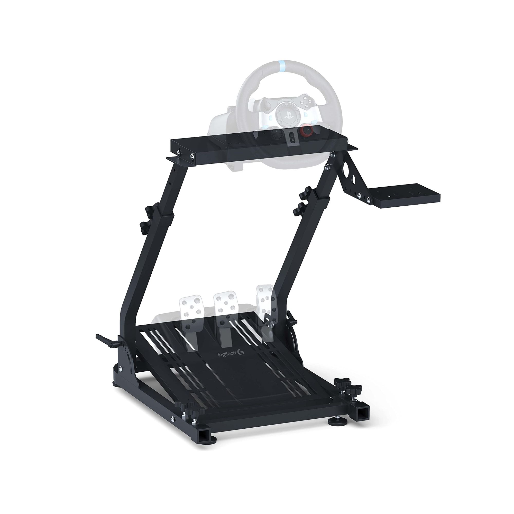 PC - SA 1905: Radständer / Lenkradständer für Logitech Lenkrad G923 G29 G920 Thrustmaster T300 T500 TX TH8A [GT OMEGA] (mit OVP) (gebraucht)