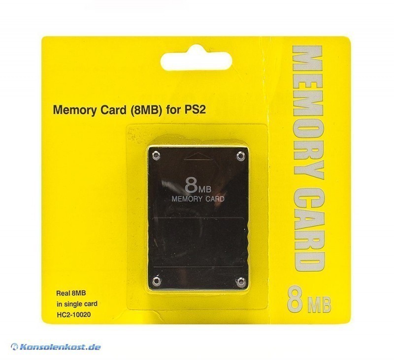 PS2 - Memory Card / Memorycard / Speicherkarte 8 MB [Dritthersteller] (gebraucht) NEUWERTIG