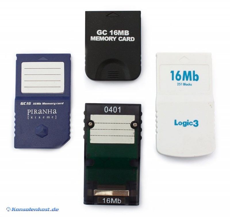 GameCube - Memory Card / Memorycard / Speicherkarte 16 MB [Dritthersteller] (gebraucht) NEUWERTIG