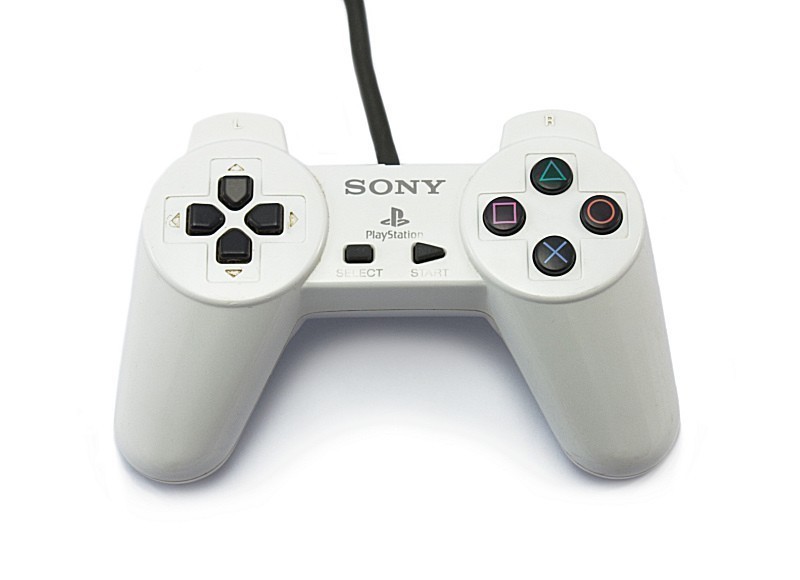 PS1 - Original Sony Controller SCPH-1080 #weiß (sehr guter Zustand) (gebraucht)