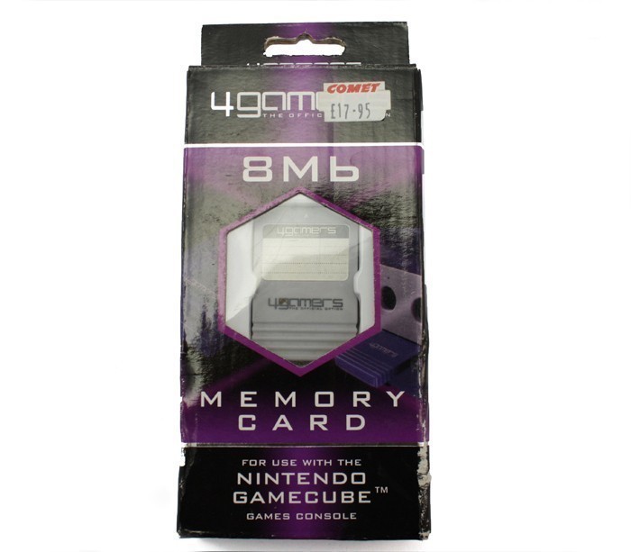 GameCube - Memory Card / Memorycard / Speicherkarte 8 MB [Dritthersteller] (gebraucht) NEUWERTIG
