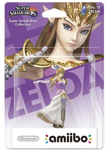 Amiibo - Super Smash Bros. Collection Figur: Zelda (mit OVP) (gebraucht) NEUWERTIG