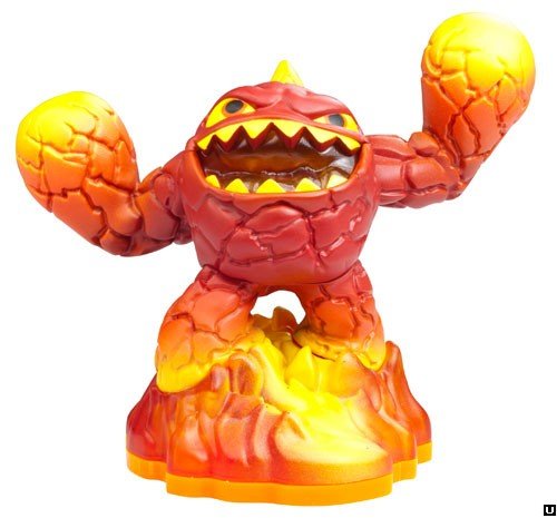Skylanders - Giants Figur: Eruptor - Lightcore (gebraucht) NEUWERTIG