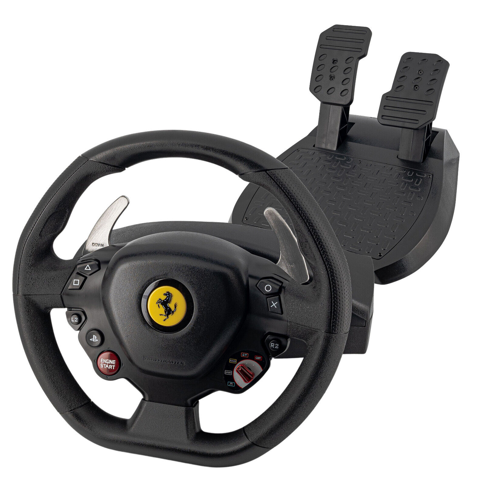 PS5 - Lenkrad / Racing / Steering Wheel T80 Ferrari 488 GTB Edition (PS5 / PS4 / PC) (gebraucht) NEUWERTIG