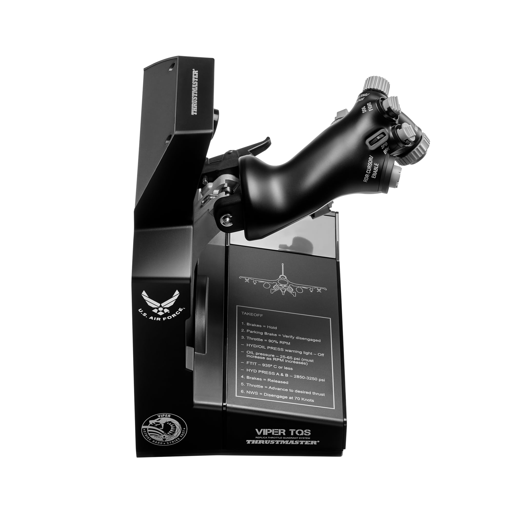 PC - Viper TQS Schubhebel Joystick Controller #schwarz [Thrustmaster] (gebraucht) NEUWERTIG