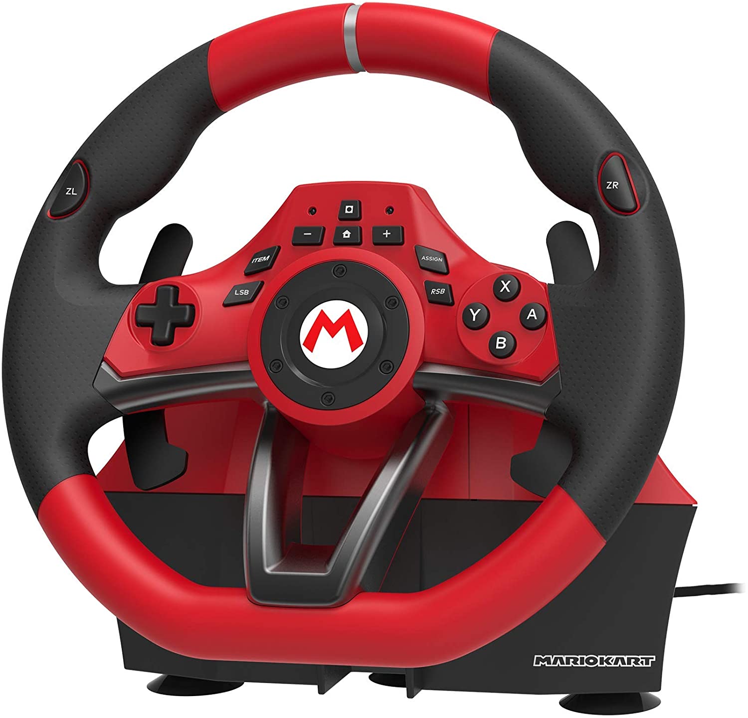 Nintendo Switch - Lenkrad HORI Deluxe Mario Kart Racing Wheel Pro (gebraucht) NEUWERTIG