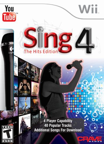 Wii - Sing 4 - The Hits Edition + Microphone (US Import) (mit OVP / Big Box) (gebraucht)