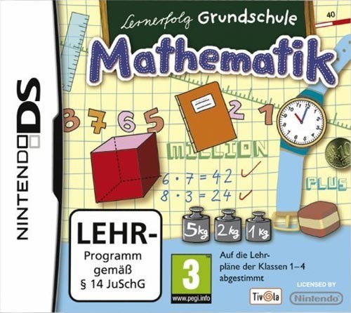 Nintendo DS - Lernerfolg Grundschule: Mathematik Klasse 1-4 (DE Version) (Modul) (sehr guter Zustand) (gebraucht)