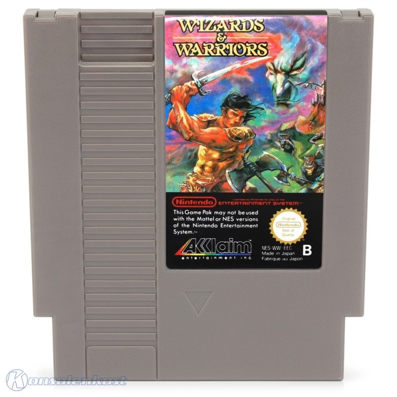 NES - Wizards & Warriors 1 (PAL-B) (Modul) (sehr guter Zustand) (gebraucht)