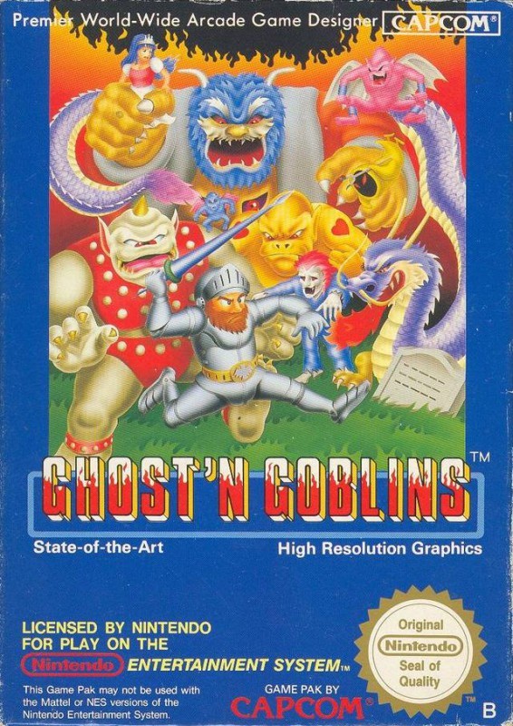 NES - Ghosts 'n Goblins (PAL-B) (Modul) (sehr guter Zustand) (gebraucht)