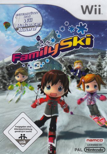 Wii - Family Ski (DE Version) (mit OVP) (gebraucht) NEUWERTIG