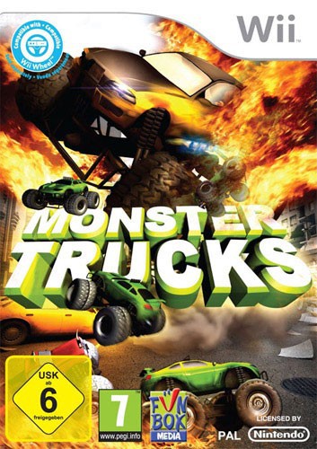 Wii - Monster Trucks (DE Version) (mit OVP) (gebraucht) NEUWERTIG