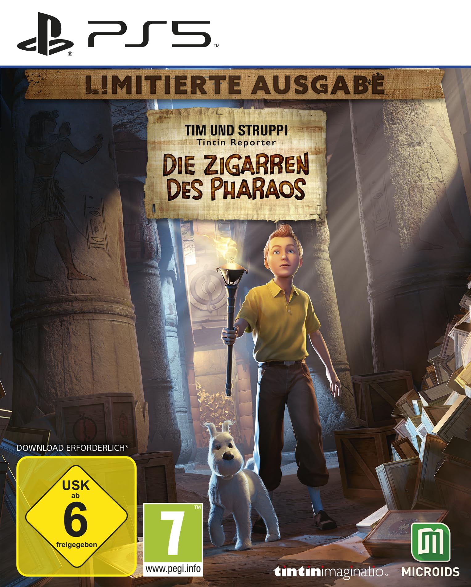 PS5 - Tim und Struppi: Die Zigarren des Pharaos Limited Edition (DE Version) (mit OVP) (sehr guter Zustand) (gebraucht)