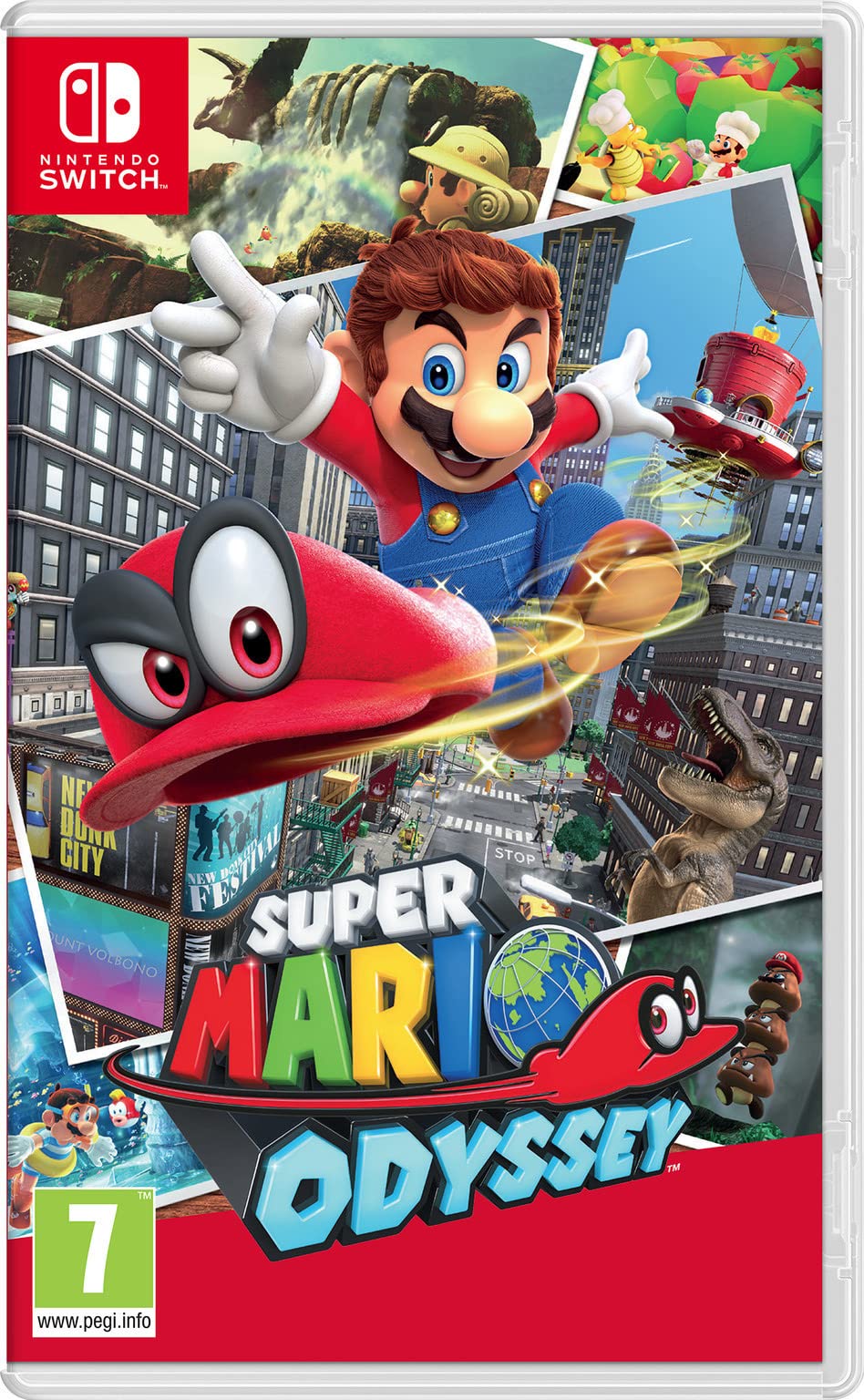 Nintendo Switch - Super Mario: Odyssey (SCN Version) (mit OVP) (gebraucht)