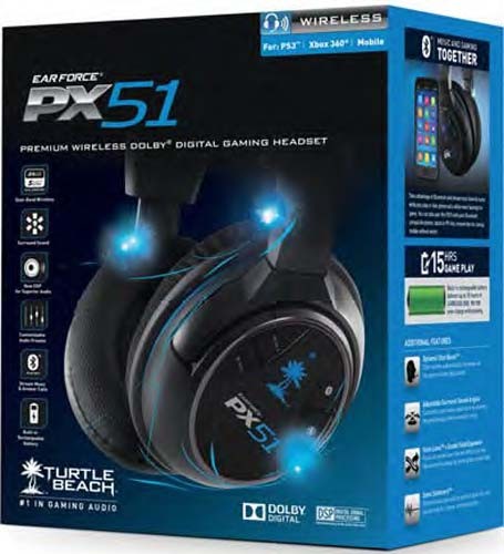 HiFi - Ear Force PX51 Bluetooth Headset mit 5.1 Sound [TurtleBeach] (mit OVP) (gebraucht)