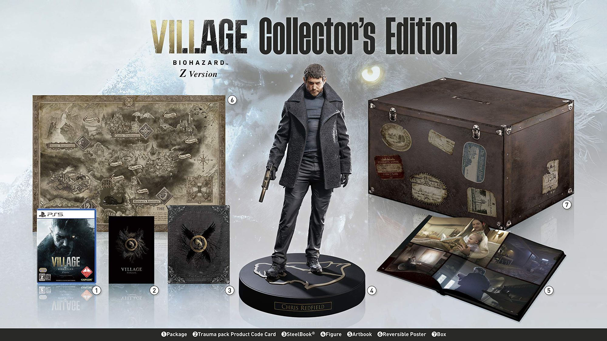 PS5 - Resident Evil Village / Biohazard Z Version Collector's Edition (JAP Import) (mit OVP / Big Box) (gebraucht) NEUWERTIG