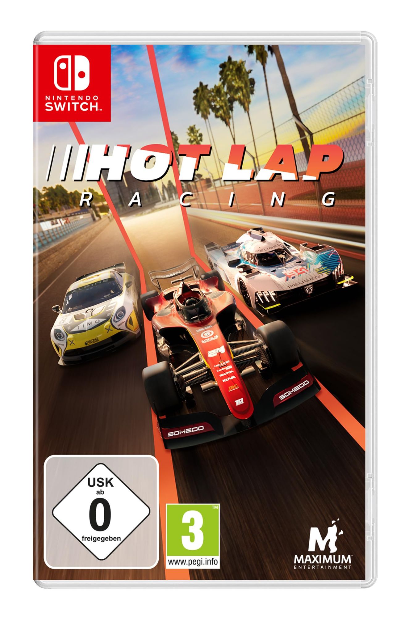 Nintendo Switch - Hot Lap Racing (DE Version) (mit OVP) (gebraucht) NEUWERTIG