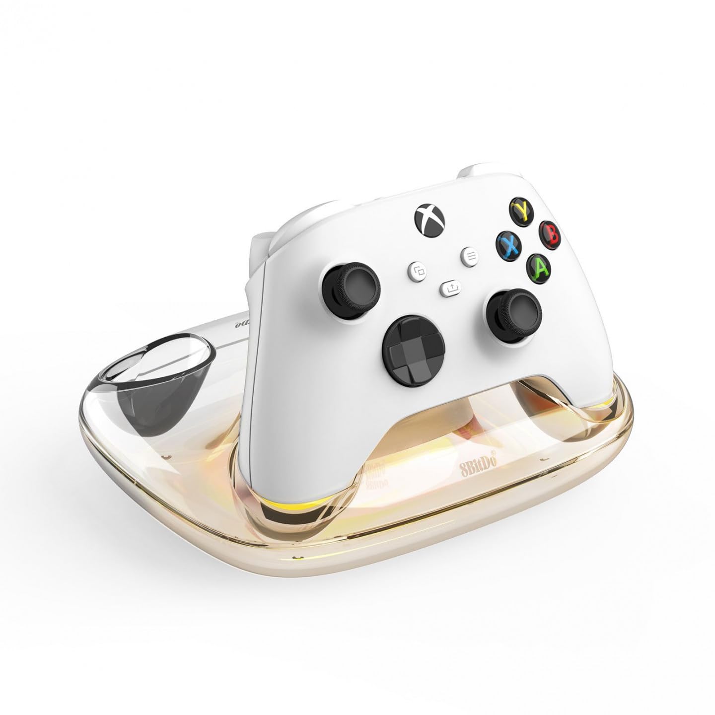 Weiss Xbox One - Ladestation / Dual Charging Dock / Twin System Mit Batterien Für 2 Controller #Weiß [8Bitdo] (Neu & Ovp) - Bild 6