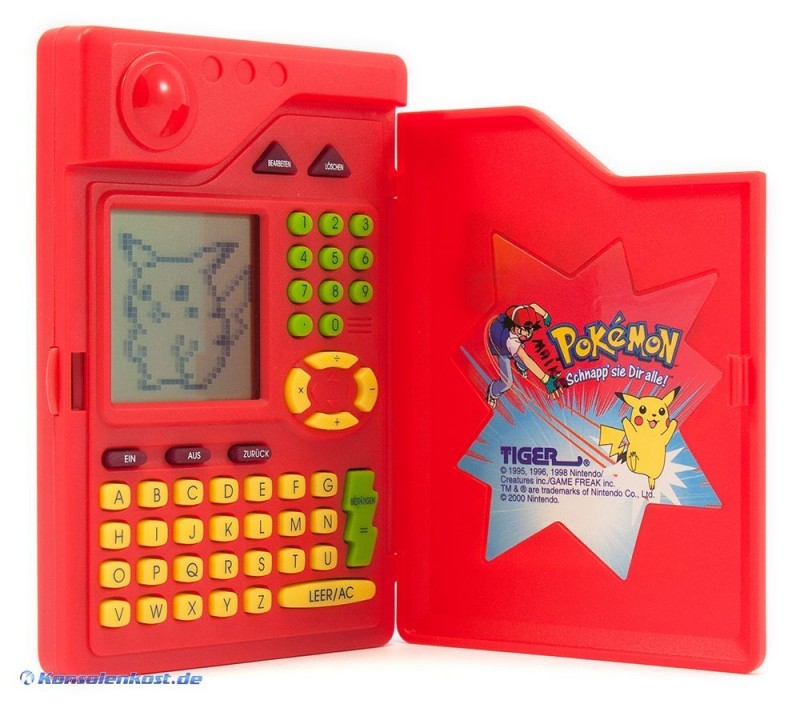 Merchandise - Nintendo Pokemon PoKéDEX / Pokedex (DE Version) [Tiger Electronics] (sehr guter Zustand) (gebraucht)