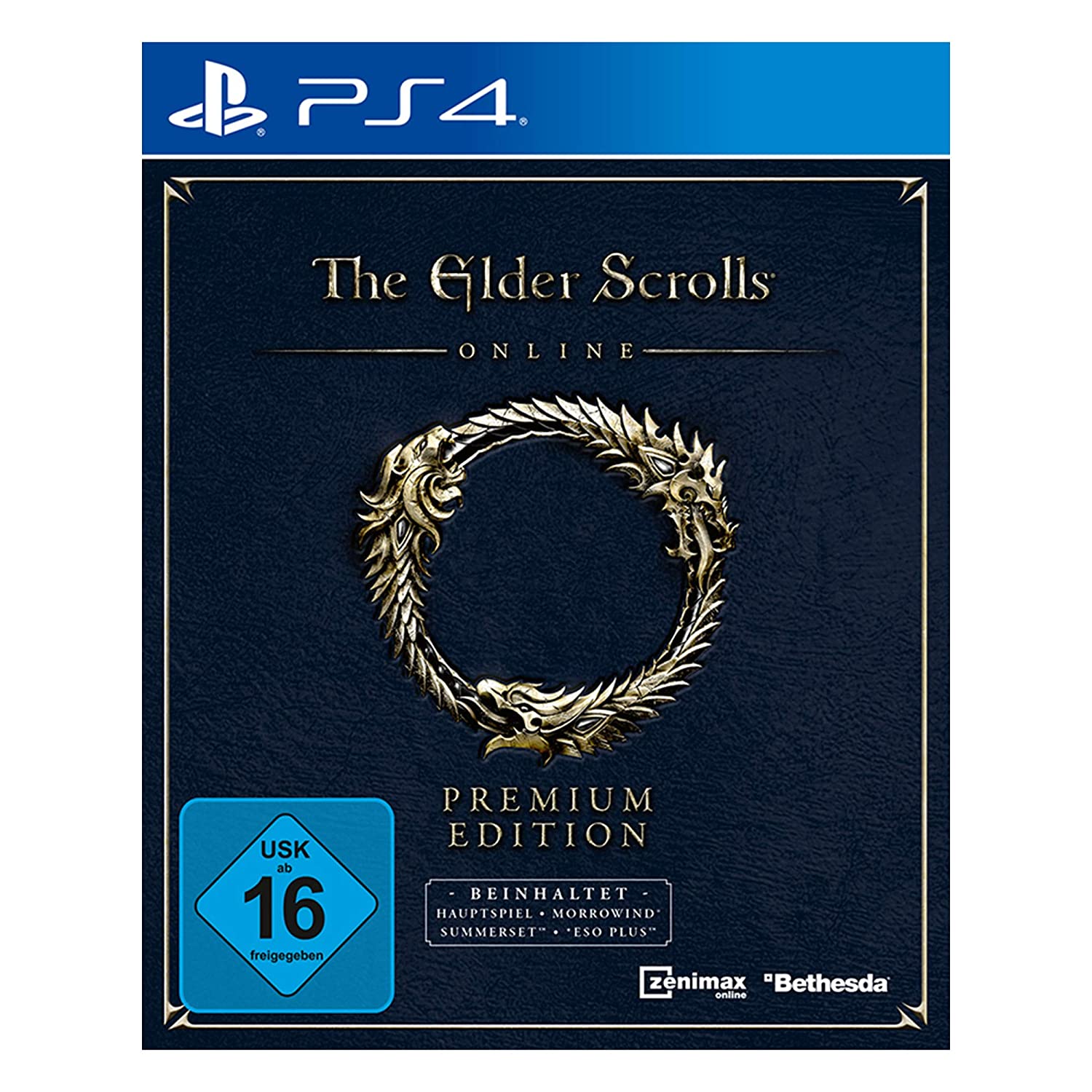 PS4 - The Elder Scrolls Online: Tamriel Unlimited #Premium Edition (DE Version) (mit OVP / Pappschuber) (gebraucht)
