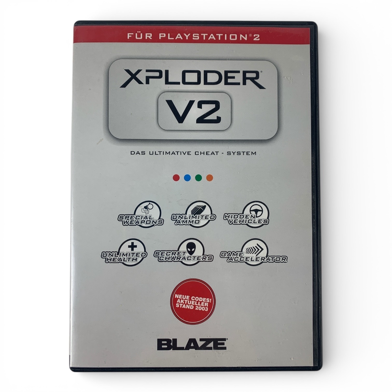 PS2 - Cheat Cartridge / Mogelmodul / Schummelmodul Xploder V2 Cheat ...