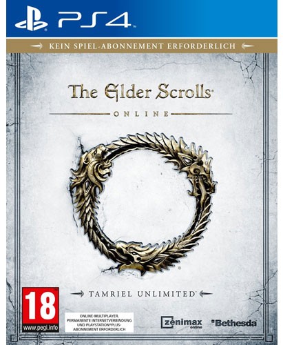 PS4 - The Elder Scrolls Online: Tamriel Unlimited (AT Version) (mit OVP) (OVP beschädigt) (gebraucht)