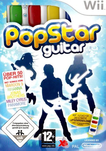 PopStar Guitar mit Aufsatz in OVP Umverpackung Nintendo Wii Boxed - Bild 5