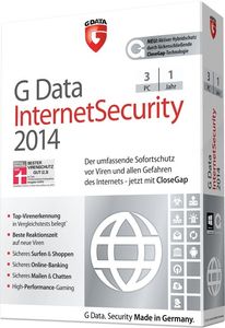 Software - G Data InternetSecurity 2014 3PC (NEU & OVP)