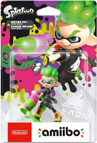 Amiibo - Splatoon: Inkling-Junge #neongrün (NEU & OVP)