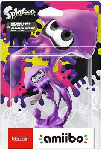 Amiibo - Splatoon Figur: Inkling Squid #neon lila (NEU & OVP)
