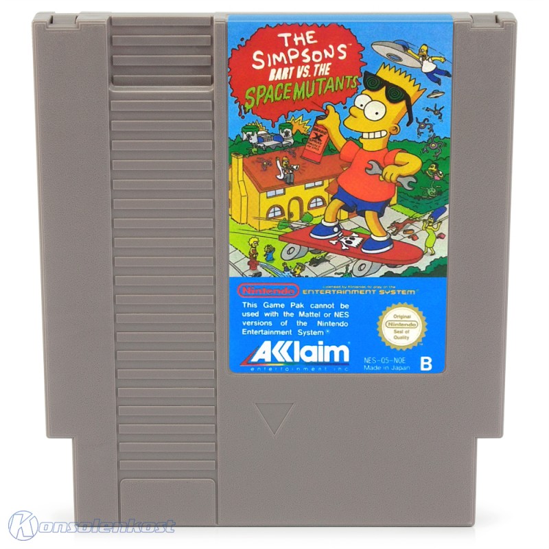 NES - The Simpsons: Bart vs. The Space Mutants (PAL-B) (Modul) (gebraucht)