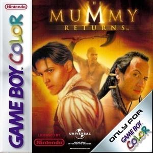 Gameboy Color Die Mumie Kehrt Zurück Mummy Returns Konsolenkost