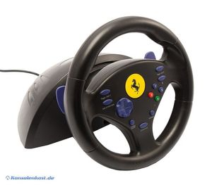 GameCube - Lenkrad / Racing / Steering Wheel Ferrari Challenge 2 (gebraucht)