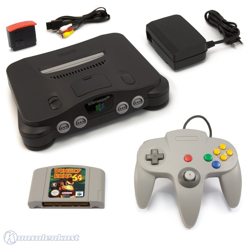 Nintendo 64 Controller , Extension Pak and Donkey outlet Kong