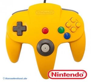 N64 - Original Nintendo Controller #gelb NUS-005 (gebraucht)