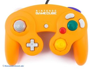 GameCube - Original Nintendo Controller / Pad #orange DOL-003 (gebraucht)