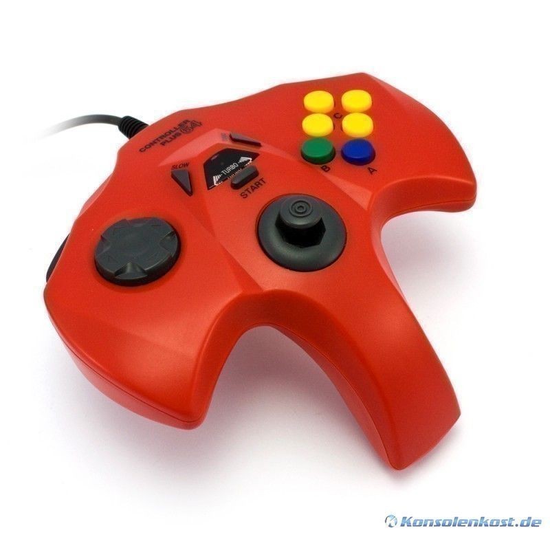 N64 Controller / Pad rot Turbo Button (gebraucht) Konsolenkost