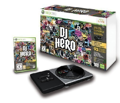 Xbox 360 - DJ Hero + Turntable (DE/EN) (mit OVP) (gebraucht)