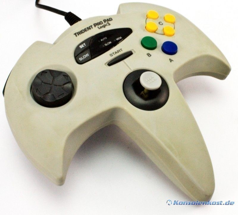 N64 - Controller / Pad #grau Trident Pro [Logic 3] (gebraucht ...