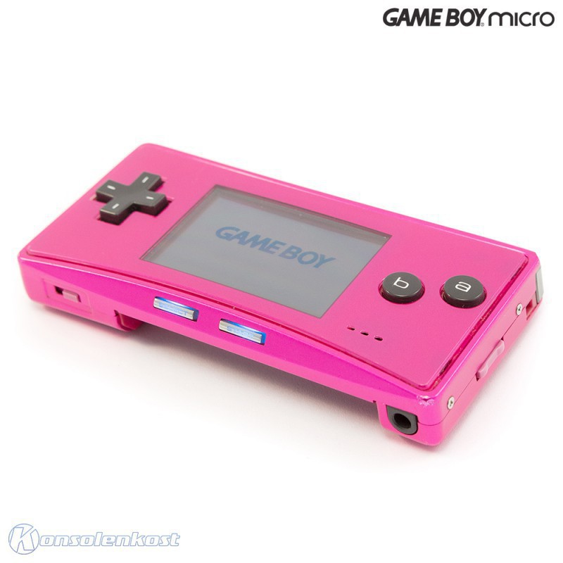 Pink Nintendo Micro NINTENDO GAMEBOY MICRO Metallic Pink (won't