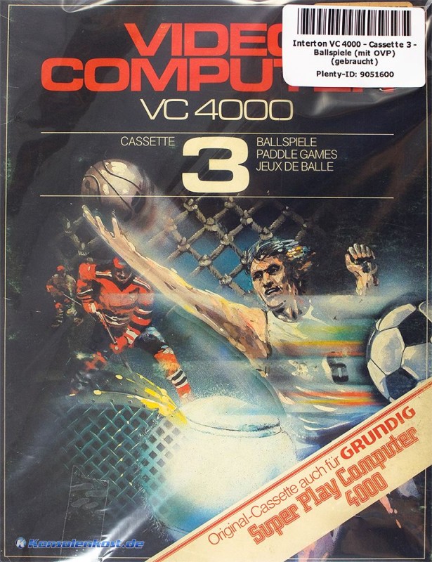 Interton VC 4000 - Cassette 3 - Ballspiele (mit OVP) (gebraucht)