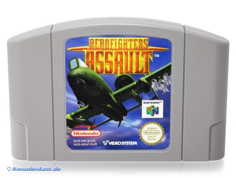N64 - Aerofighters Assault (Modul mit Anl.) (gebraucht)