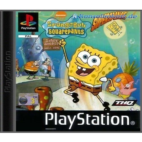 PS1 - SpongeBob Squarepants: Supersponge (DE Version) (mit OVP) (gebraucht)
