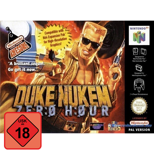 N64 - Duke Nukem Zero Hour (mit OVP) (gebraucht) USK18