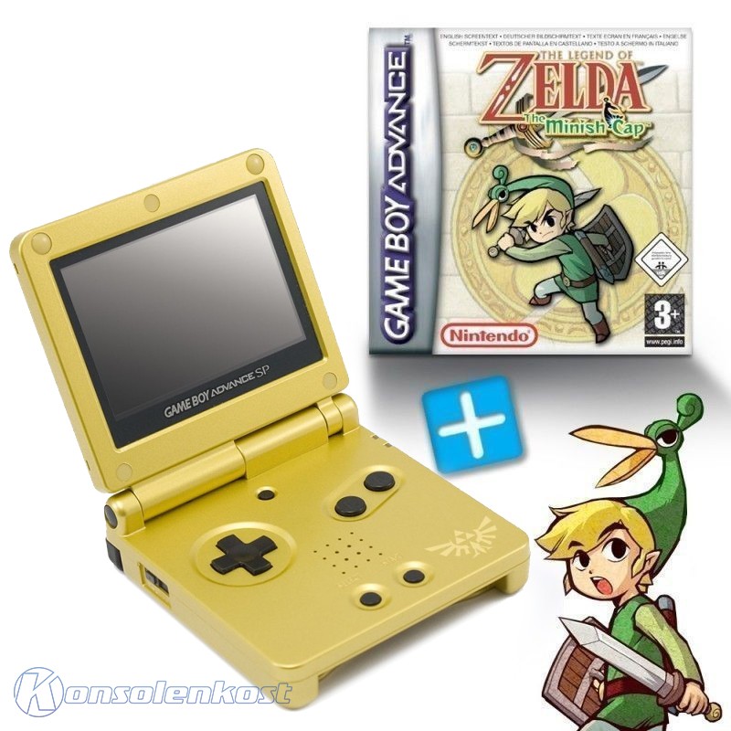 GameBoy Advance Konsole GBA SP Zelda Limited Edition Zelda 