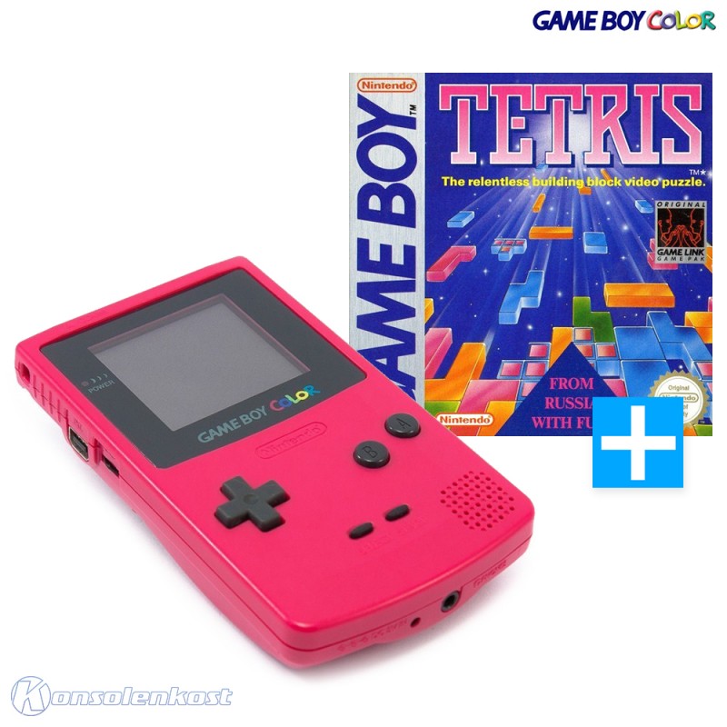 GameBoy Color - Konsole #Rosa/Pink/Red/Berry + Tetris (gebraucht ...