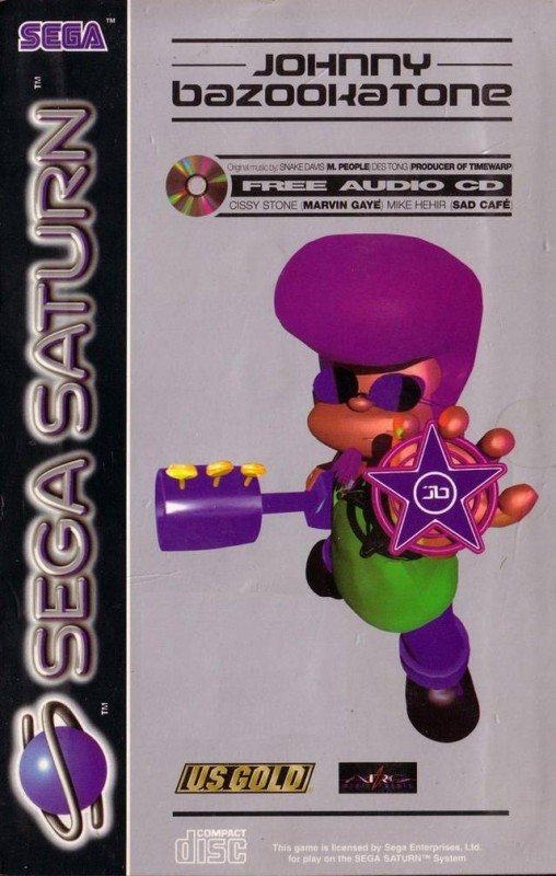 Sega Saturn - Johnny Bazookatone (mit OVP) (gebraucht)