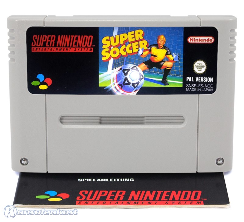 SNES - Super Soccer (Modul mit Anl.) (gebraucht)