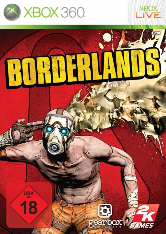 Xbox 360 - Borderlands (DE Version) (mit OVP) (gebraucht) USK18