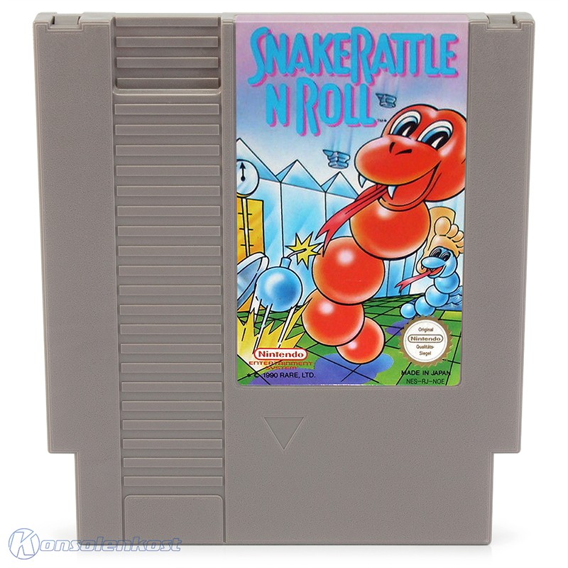 NES - Snake Rattle 'n' Roll (PAL-B) (Modul mit Anl.) (gebraucht)